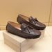 New Men's Genuine Driving Loafers Casual Slip-On Lazy Fashion Summer British Style Leather Shoes_vogvips.com