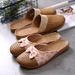 Summer Yicao Couple Slippers Men Home Indoor Non-Slip Thick Sole Floor Linen Slippers Women Rattan Grass Slippers_vogvips.com