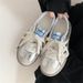 Summer Breathable S Sneakers Soft Soled Casual And Comfortable Flat Blue Wear Resistant Outdoor Walking Shoes For_vogvips.com