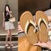 Daily Home Cartoon Cute Polka Dot Flip-Flops 2026 New Model Beach Flat Soft Sole Gorgeous Thick-Soled Sandals_vogvips.com