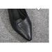 Women's Black Work 2026 New Model Office Soft-soled Flat Professional Flight Attendant Women's Pointed-toe Leather Shoes_vogvips.com