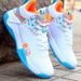 Men's Flyknit Breathable Mesh Upper Sports Shoes High Top Basketball Trendy Export Student Footwear_vogvips.com