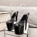 Pointed-toe Waterproof Platform Fashion New Arrival Thin Heel Super High Heel Casual Wedding Banquet Fashion Sandals Women's Flats_vogvips.com