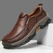Hot-Selling Genuine Large Size Men's Outdoor Casual Leather Hiking Shoes_vogvips.com