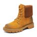 Vintage Tooling Martin Boots Casual Couple Big Head Boots Thick Heel Short Boots_vogvips.com