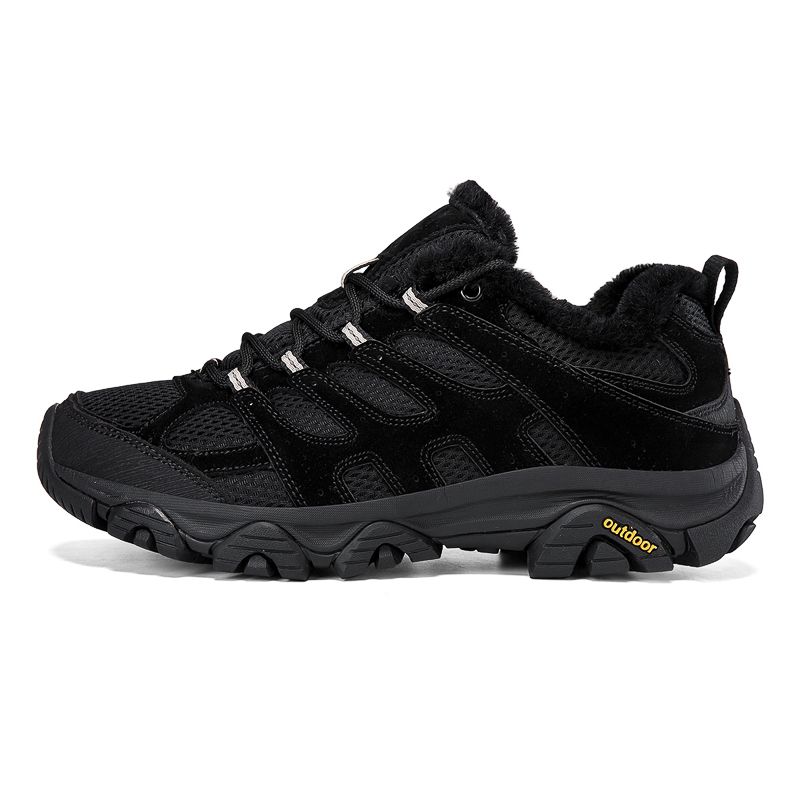 Winter Snow Boots Men Warm Comfortable Plush Anti-slip Low-top Sports Shoes Women Casual Breathable Outdoor Hiking Boots Women_vogvips.com
