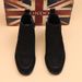 Chinese Chelsea Leather Boots American Martin Leather Fur Short Boots Business Leather Boots_vogvips.com