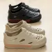 Mens Hollow Out Breathable On Clogs Non Slip Sole For Beach Trips And Daily Casual Wear_vogvips.com