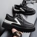 Men's Casual Sneakers With Thick Sole For Height Increase, Breathable & Comfortable Round-Toe Shoes For Daily Wear, Sizes 38-45 Versatile Daily Style_vogvips.com