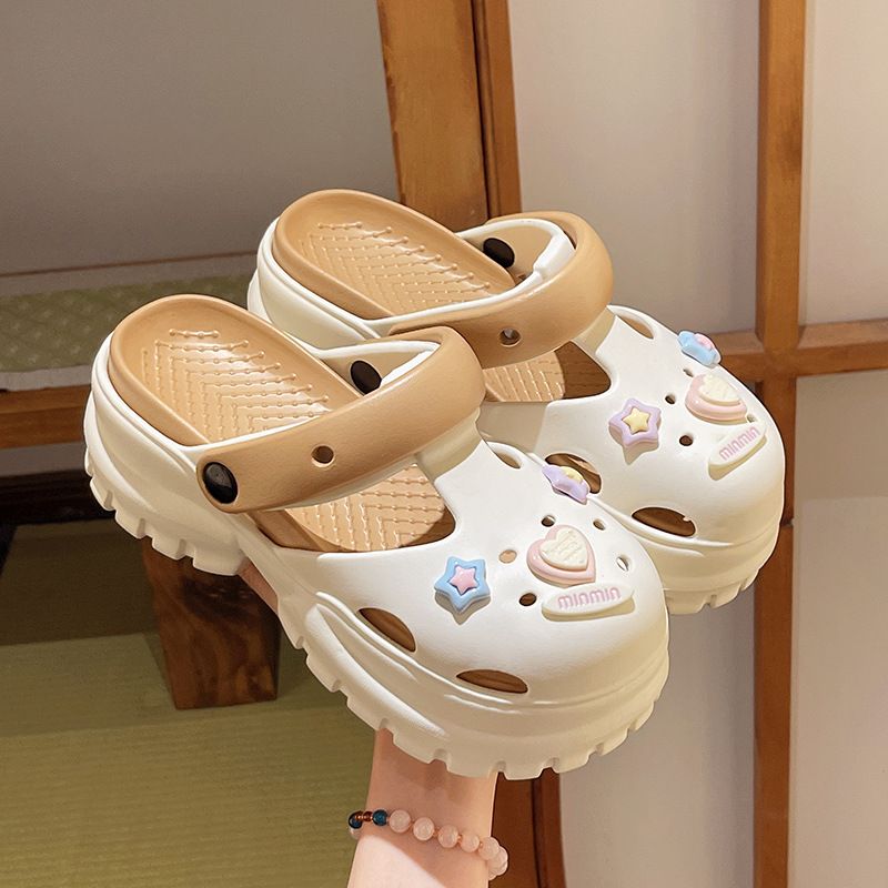 Feeling, Keywords Trampling Hole Slippers, Beach Slippers For Men And Women, Outdoor Slippers, Feeling, , Women, ,_vogvips.com