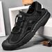 Men's Summer Casual Sandals, Non-Slip, Hollow-Out, Breathable, Soft Sole, Closed-Toe Beach Shoes, Mesh Shoes, Men's Brea_vogvips.com