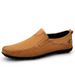Casual Men's Leather Shoes Lazy Shoes Driving Shoes_vogvips.com