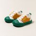 Kids' Color-Block Canvas Sneakers – Soft Rubber Sole, Slip-On Design For Toddlers & Children (Unisex, Pink/Blue/Green)_vogvips.com