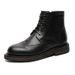 Martin Boots High-top Shoes Retro Short Boots Business Dress Thick-soled Heightening Casual Leather Shoes_vogvips.com