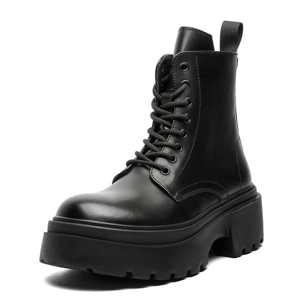 Martin Boots Thick-soled Heightening Retro Tooling Boots Lace-up Men's Boots_vogvips.com