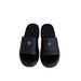 Smooth Leather Petite Women, Cross-Patterned Thick-Soled High-Heeled Slippers For Outdoor Wear In Summer_vogvips.com