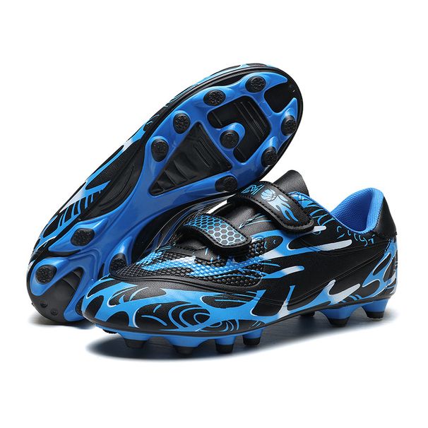 Children's Football Shoes With Velcro, Anti Slip, Wear-resistant, Breathable, Men's Training Specific Football Shoes_vogvips.com