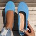 2022 Spring New European And American Style Large Size Round Toe Flat Women Loafers Sports Casual Shoes_vogvips.com