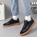 Retro Heightening Thick-soled Forrest Gump Shoes German Training Shoes Soft-soled Casual Board Shoes Heightening Small White Shoes Men_vogvips.com