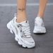 Spring And Autumn Dad For Women, Korean Style Running Color-Block Lightweight Breathable Soft Student Sports Shoes,_vogvips.com