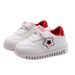 Light-Up 2026 Korean Version New Children's Sneakers White Star-Shaped Student Baby Walking Shoes_vogvips.com