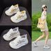 Thick-soled Height-increasing Wom's Sneakers 2026 Summer New White Mesh Breathable Casual Fashion Shoes For Petite_vogvips.com