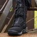 Combat Boots Black Velvet Autumn Combat Boots Canvas Breathable Single Boots High Top Combat Boots_vogvips.com