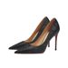 Red Sole Heels 2025 Shallow Mouth Patent Leather Pointed Toe Nightclub Elegant Single Shoes Women Thin High Heel_vogvips.com