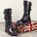 European Warm Series High Tube Punk Stage Leather Men Korean Style Round Toe Trendy British Outdoor Fashion Casual Denim Martin Boots_vogvips.com