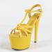 181-Q18 New Model High-heeled 17CM Stiletto Heel Platform Sandals Women's Crystal Wedding Shoes_vogvips.com