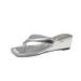 Polka Dot Flip-Flops For Outdoor Wear, High-Heeled Fashionable Ins-Trend Wedge Toe-Sandals, French Style Women's Sandals_vogvips.com