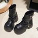Spicy Girl Style Melad Western Cowboy Thick-Soled Martin For Women, New Autumn And Winter 10cm Height-Increasing_vogvips.com