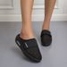 Large Size Slip-on Sandals For Women, No Heel, Easy To Wear, Thick-soled, Air-cushioned, Hollow Mesh, Breathable Women's_vogvips.com