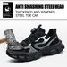 4.0 European Standard Kevlar Midsole Rotating Button Men's Women's Safety Shoes, Smashing And Anti Piercing Work Shoes_vogvips.com