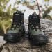 Breathable Comfortable Lightweight Casual Hiking Shoes Lace-up Color-blocking Sneakers Men's Autumn Personality Fashion_vogvips.com
