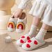 Cixi Cotton Slippers Cartoon Winter Autumn Home Use Plush Maternity Shoes Warm And Dirt-Resistant Halloween_vogvips.com
