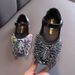 Fashion Small Big Bow Square Mouth Dance Performance Shoes Single Shoes Small Leather Shoes_vogvips.com