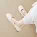 French Mary Jane Shoes Women's Word With Shallow Mouth Ballet Shoes Flat Shoes Women_vogvips.com