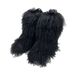 Premium Genuine Mongolian Fur Winter Boots - High-Quality Shearling Lined Snow Boots For Women & Men, Warm & Comfortable, Fashionable & Durable_vogvips.com