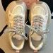 Women's Grey Pink Chunky Breathable Mesh Platform New Lightweight Versatile Thick-Soled Dad Shoes Fashion Sneakers_vogvips.com