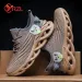 YRZL Men Sports Running Jogging Shoes Casual Sneakers Outdoor Breathable Mesh Women Light Shock-absorption Black Tennis_vogvips.com