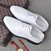 Suitable For All Seasons Genuine Leather Lace-Up Men's Business Formal Low Top Korean Style Performance Wedding Shoes_vogvips.com