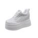 Women’s Shoes Rhinestones Shoes Breathable Rhinestone Casual Shoes Versatile Thick Sole Heightened 7CM Shoes_vogvips.com
