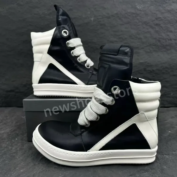 high sneakers designer shoes for men fashion boots low top sneaker canvas boot women shoe leather ankle jumbo lace_vogvips.com