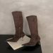 French Retro Simple One Shoe Three High Heel For Women Spring And Autumn Outdoor Wear Hot Girl Style Versatile Slim_vogvips.com