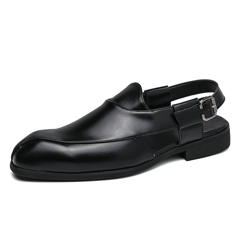 Designer's New Genuine Leather Sandals Trend Men's Seaside Casual Indoor Outdoor Dual Use Sandal Flat Shoes Summer_vogvips.com