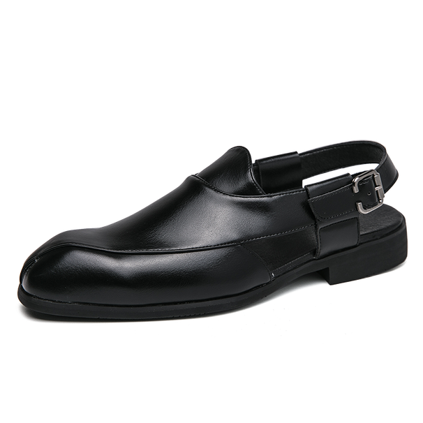 Designer's New Genuine Leather Sandals Trend Men's Seaside Casual Indoor Outdoor Dual Use Sandal Flat Shoes Summer_vogvips.com