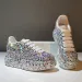 P7 2023 Autumn Spring Leather Women New Style Fashion Platform Ins Platforms Sneakers Tide Shine Bling Rhinestone Shoes_vogvips.com