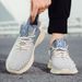 HKDQ 2025 Men's Breathable Shoes Slip On Sneakers Comfortable Mesh Walking Shoes Lightweight Non Slip Rubber Sole Casual Shoes_vogvips.com