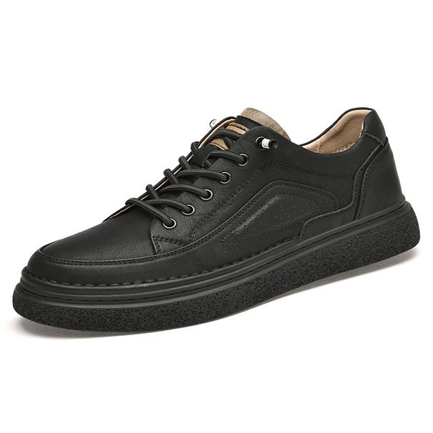 Men's Shoes Casual Leather Shoes Men's One-pedal Driving Shoes Tooling Breathable Sports And Leisure Board Shoes_vogvips.com